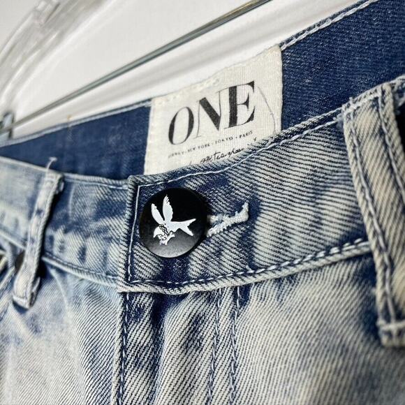 One Teaspoon Stone Wash Awesome Baggies Ripped Skinny Jeans Size 24 Women’s - Picture 3 of 11